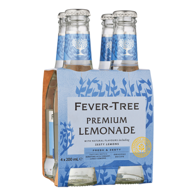 Fever Tree Premium Lemonade 200ml Bottle 4 Pack