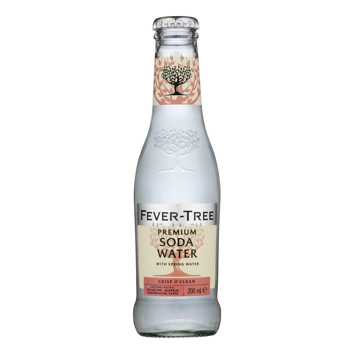 Fever Tree Premium Soda Water 200ml Bottle Case of 24