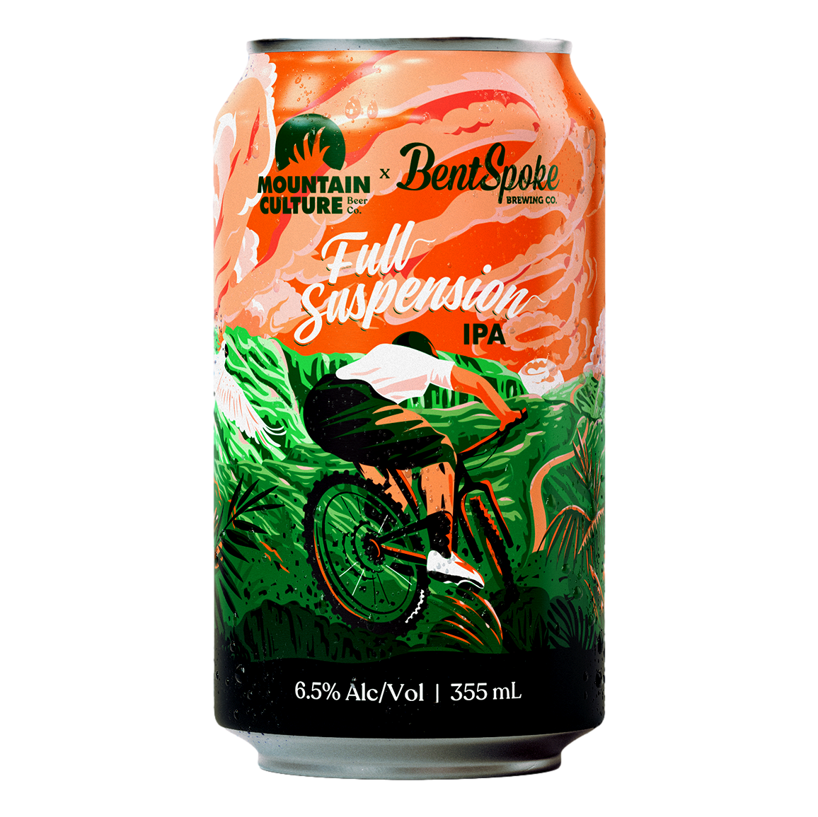Mountain Culture x Bentspoke Full Suspension IPA 6.5% 355ml Can Case of 16 - Camperdown Cellars