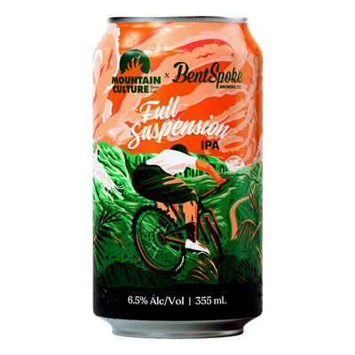 Mountain Culture x Bentspoke Full Suspension IPA 6.5% 355ml Can Case of 16 - Camperdown Cellars