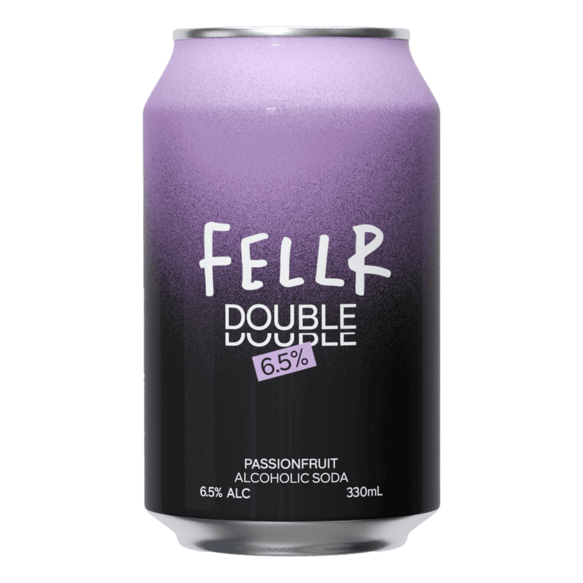 Fellr DOUBLE Seltzer Passionfruit 6% 330ml Can Single