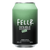 Fellr DOUBLE Seltzer Green Apple 6% 330ml Can 4 Pack