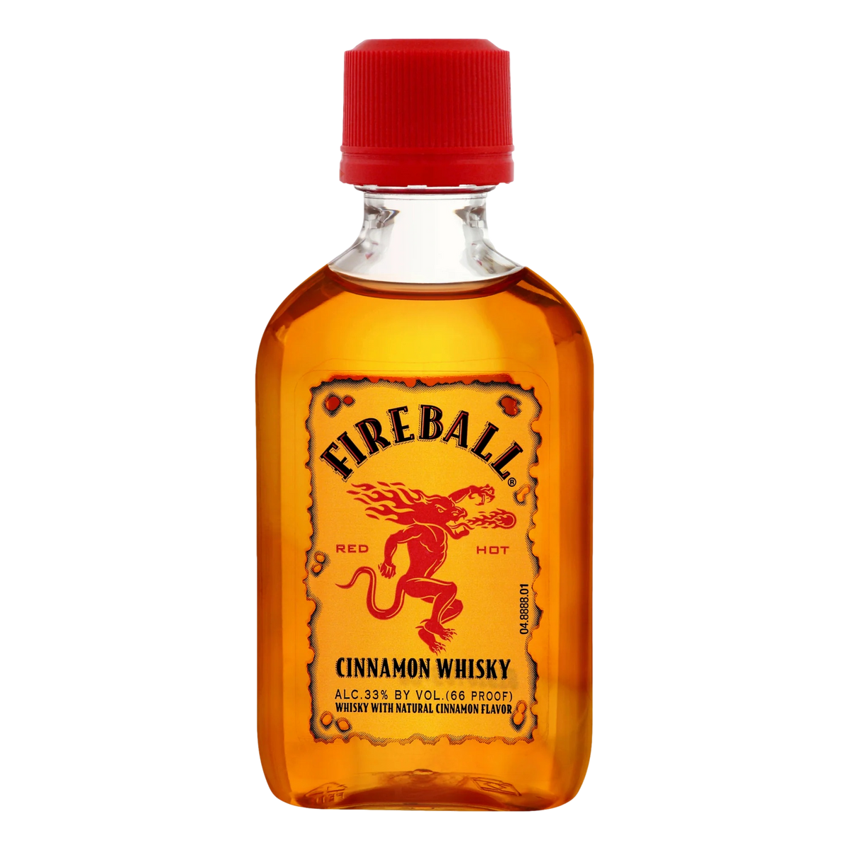 Fireball Cinnamon Whisky Liqueur Mini 50ml - 10 Pack