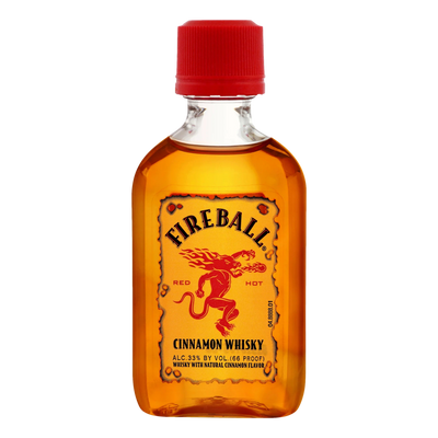 Fireball Cinnamon Whisky Liqueur Mini 50ml - 10 Pack