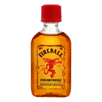 Fireball Cinnamon Whisky Liqueur Mini 50ml 5 Pack