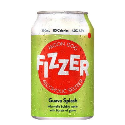 Moon Dog Fizzer Seltzer Guava Splash 330ml Can Case of 24