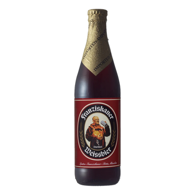 Franziskaner Weissbier Dunkel 500ml Bottle 4 Pack