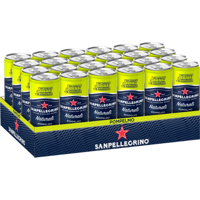 San Pellegrino Naturali Pompelmo 330ml Can Case of 24