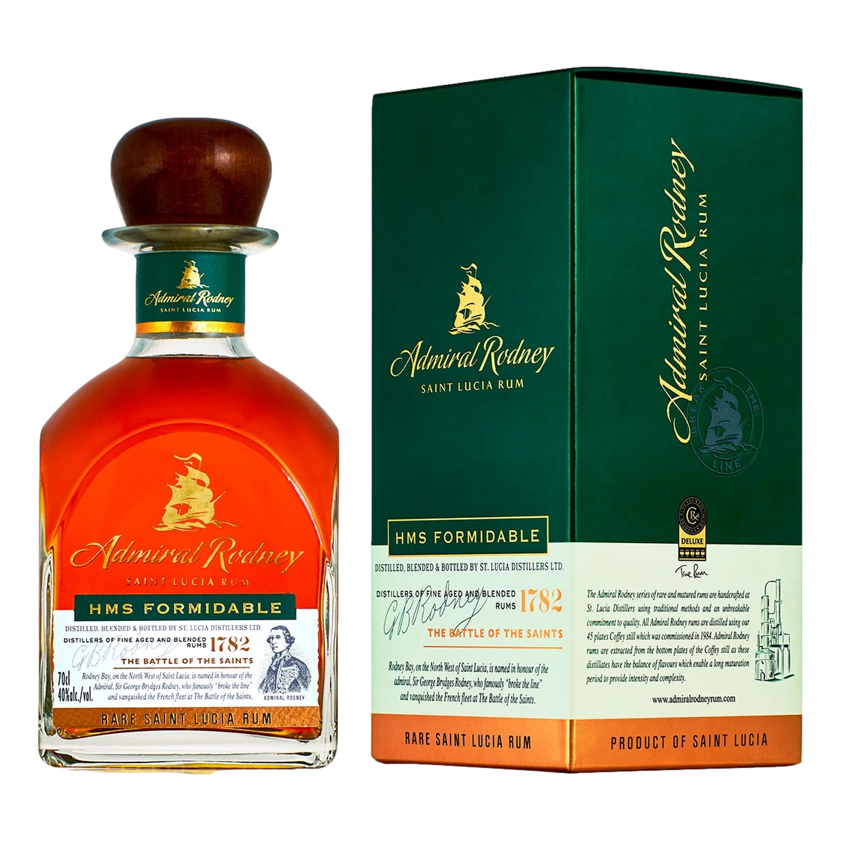 Admiral Rodney HMS Formidable Rum 700ml