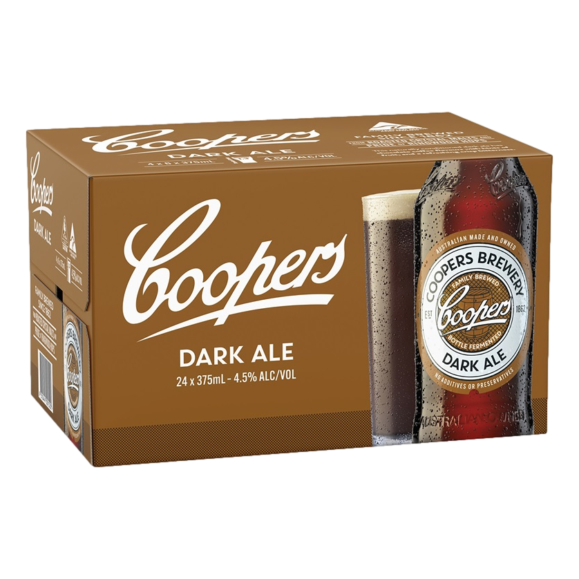 Coopers Dark Ale 4.5% 375ml Bottle Case of 24