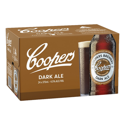 Coopers Dark Ale 4.5% 375ml Bottle Case of 24