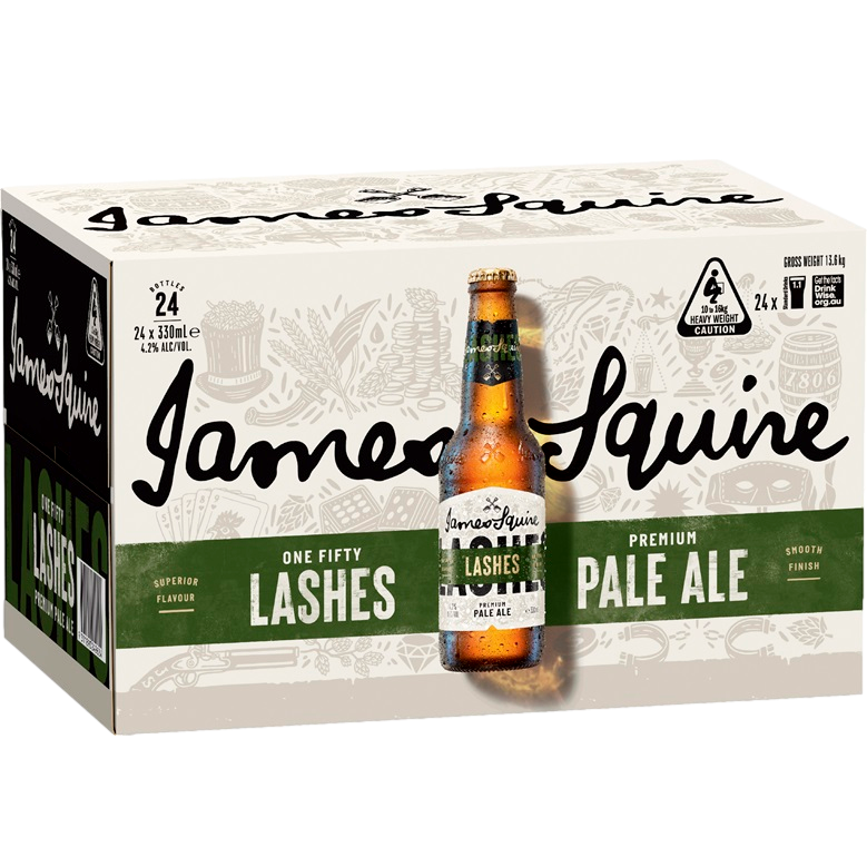 James Squire 150 Lashes Pale Ale 330ml Bottle Case of 24