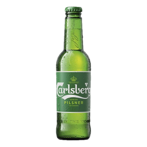 Carlsberg Danish Pilsner 330ml Bottle Case of 24