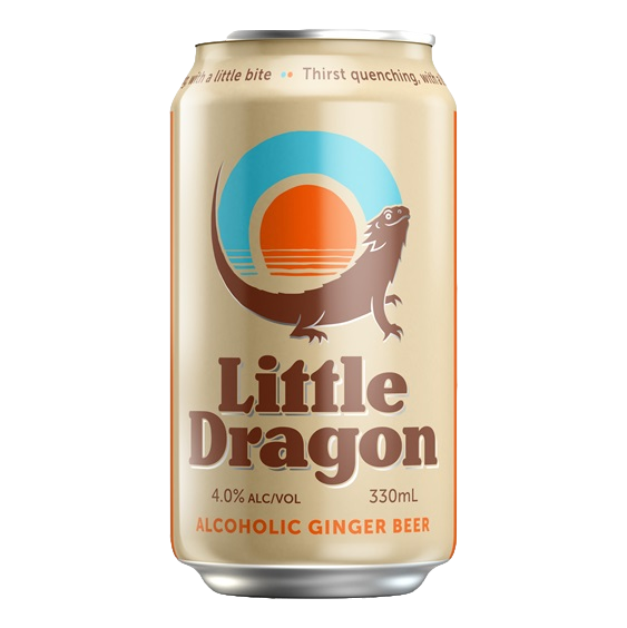 Little Dragon Alcoholic Ginger Beer 330ml Can 6 Pack