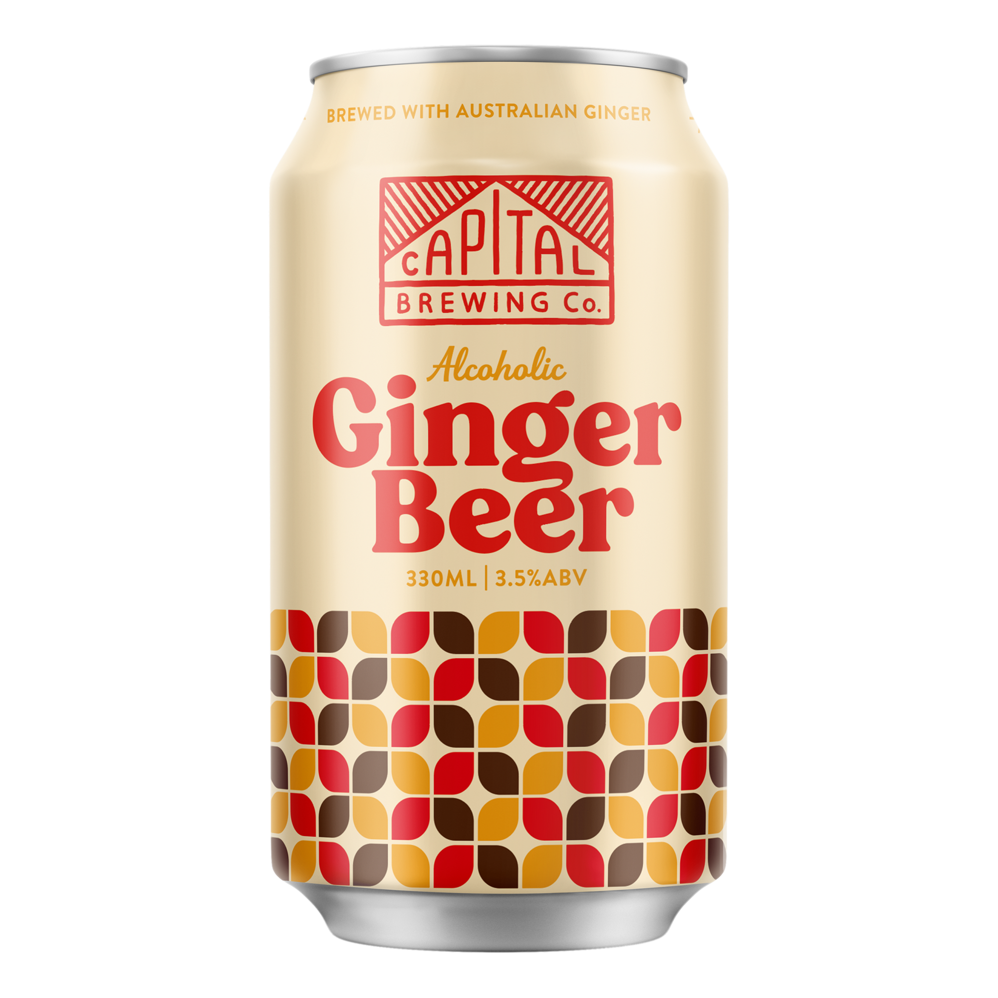 Capital Brewing Co. Alcoholic Ginger Beer 330ml Can Single