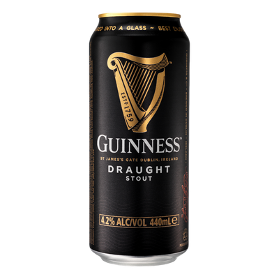 Guinness Draught Stout 440ml Can 6 Pack