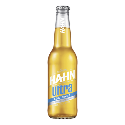 Hahn Ultra Low Carb Lager 330ml Bottle 6 Pack