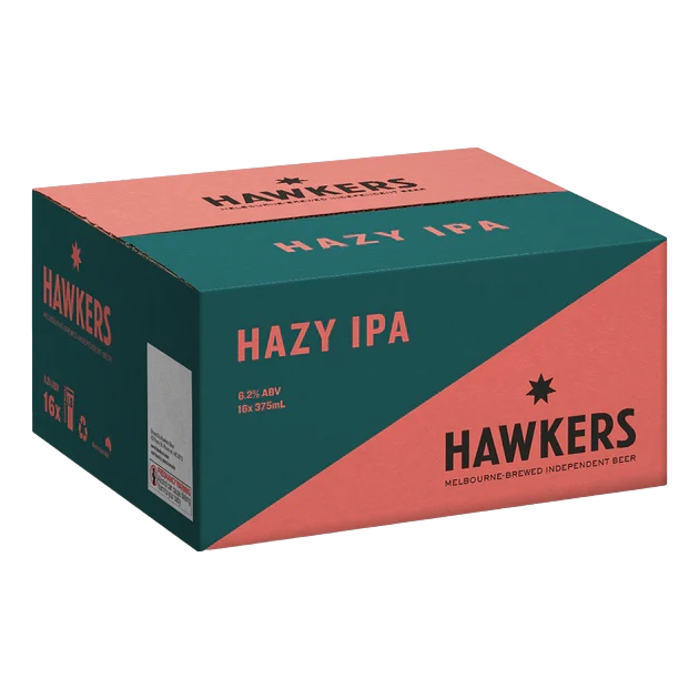 Hawkers Hazy IPA 375ml Can Case of 16