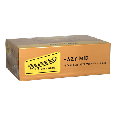 Wayward Hazy Mid-Strength Pale Ale 375ml Can Case of 24