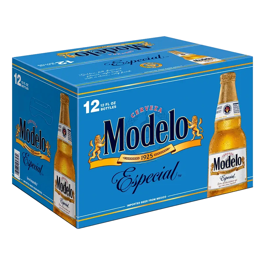 Modelo Especial Cerveza 355ml Bottle Case of 12