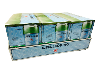 San Pellegrino Sparkling Mineral Water 330ml Can Case of 24