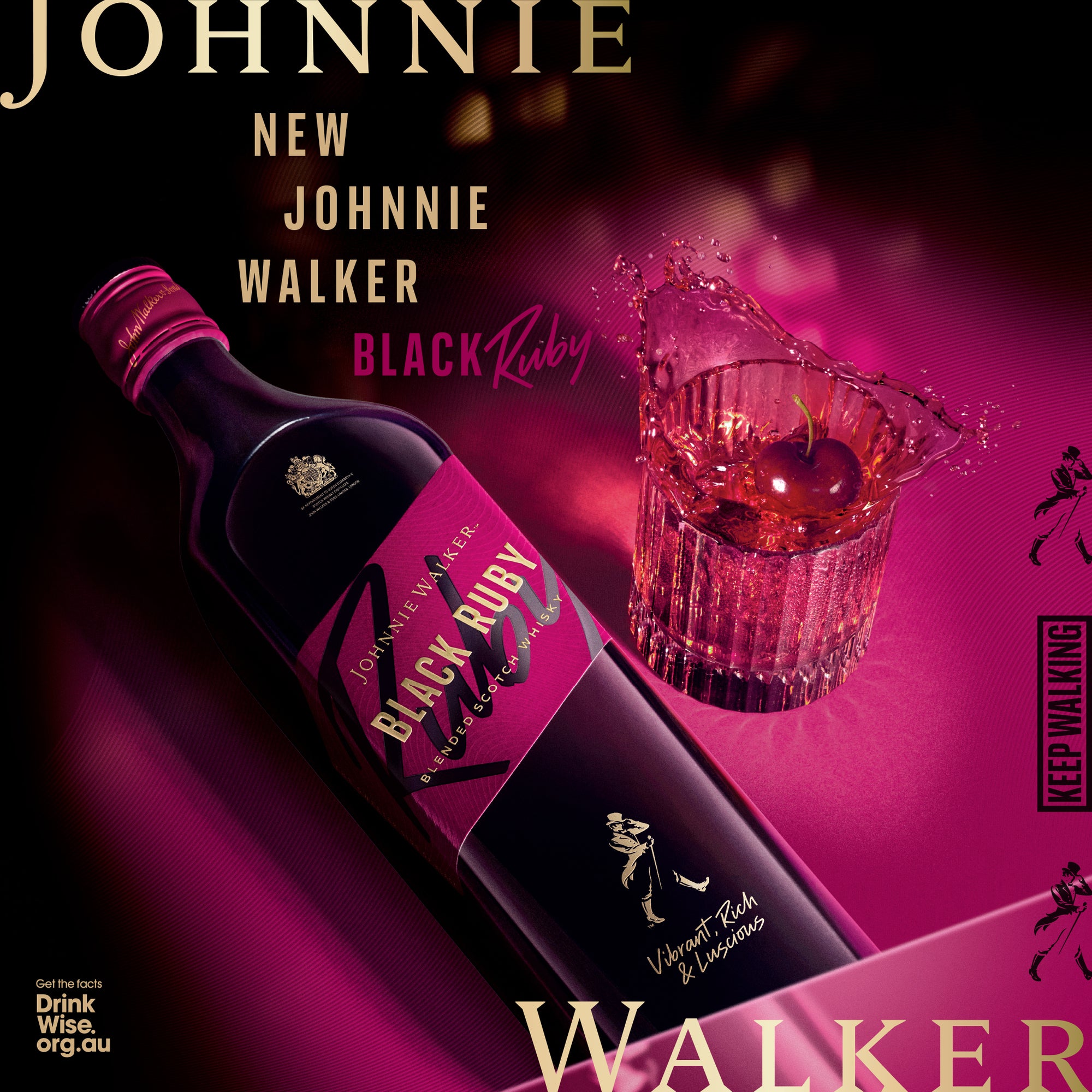 Johnnie Walker Black Ruby Blended Scotch Whisky 700ml - Camperdown Cellars