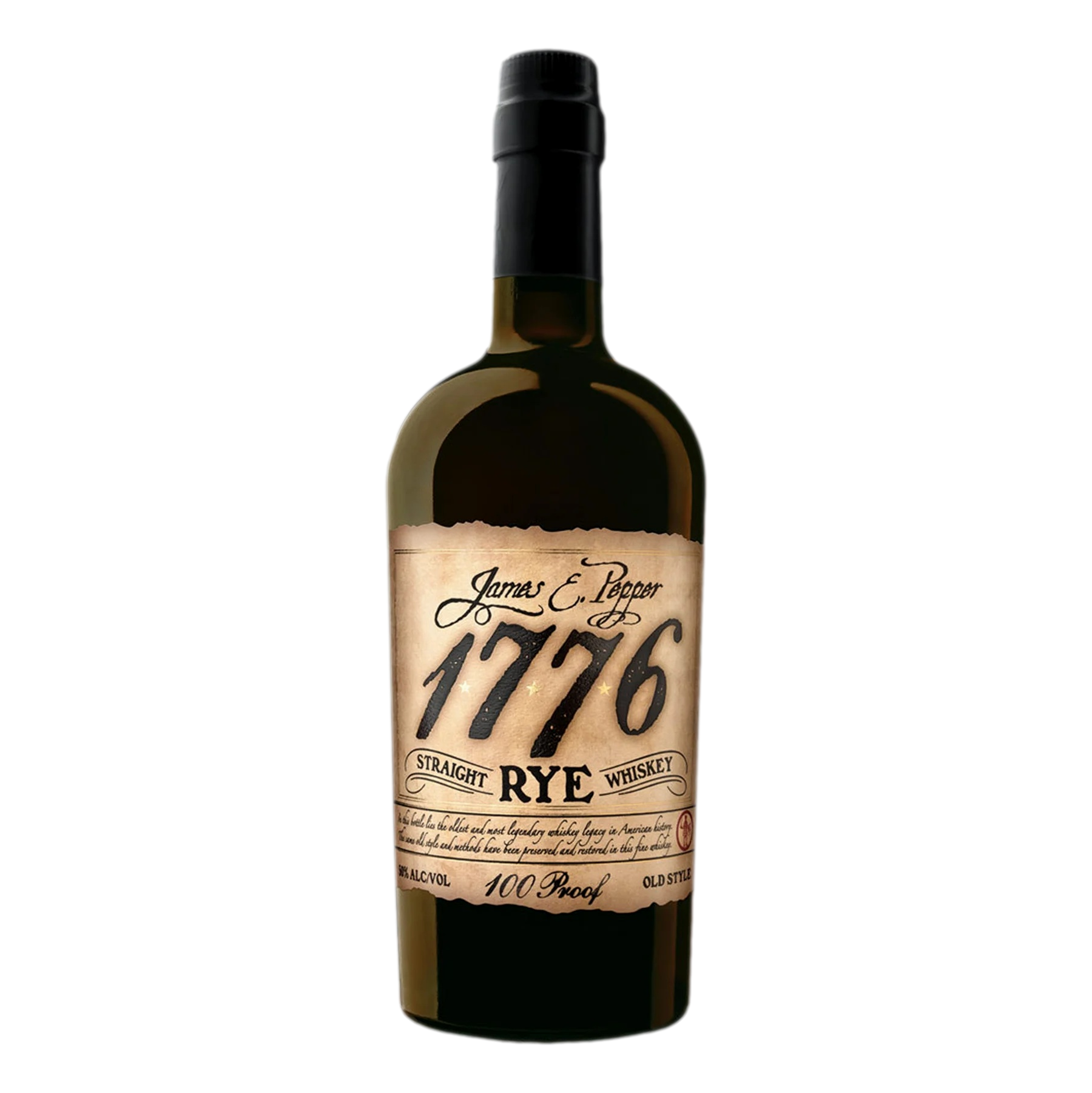 James E. Pepper 1776 100 Proof Straight Bourbon Whiskey 750ml