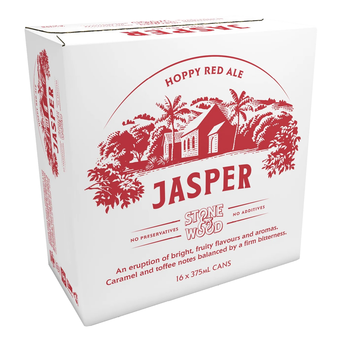 Stone & Wood Jasper Ale Hoppy Red Ale 375ml Can Case of 16