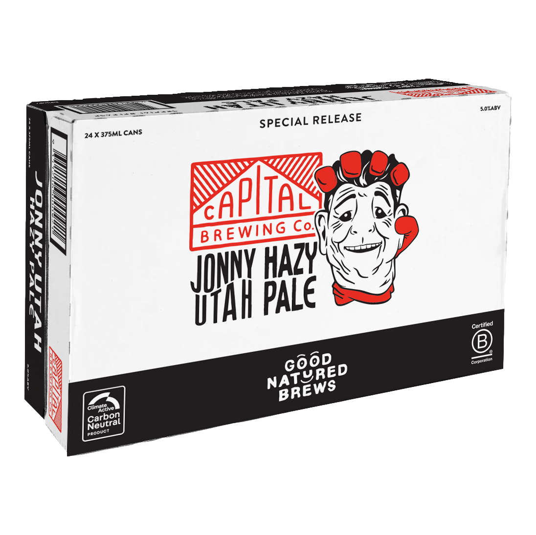 Capital Brewing Jonny Utah Hazy Pale Ale 375ml Can Case of 16