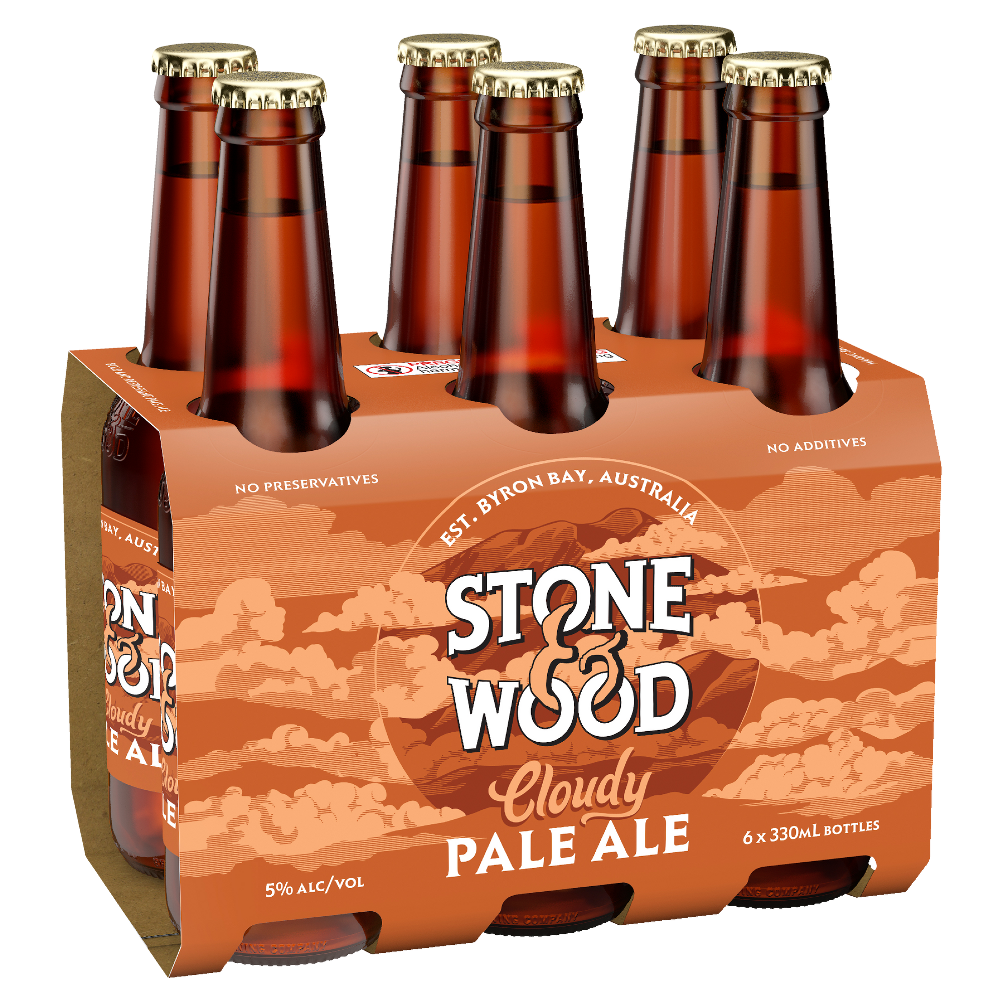 Stone & Wood Cloudy Pale Ale 330ml Bottle 6 Pack