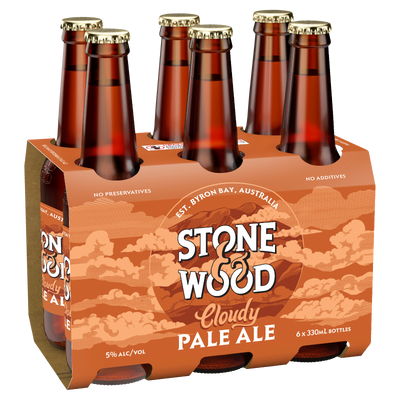 Stone & Wood Cloudy Pale Ale 330ml Bottle 6 Pack