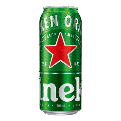 Heineken Original Lager 500ml Can 6 Pack