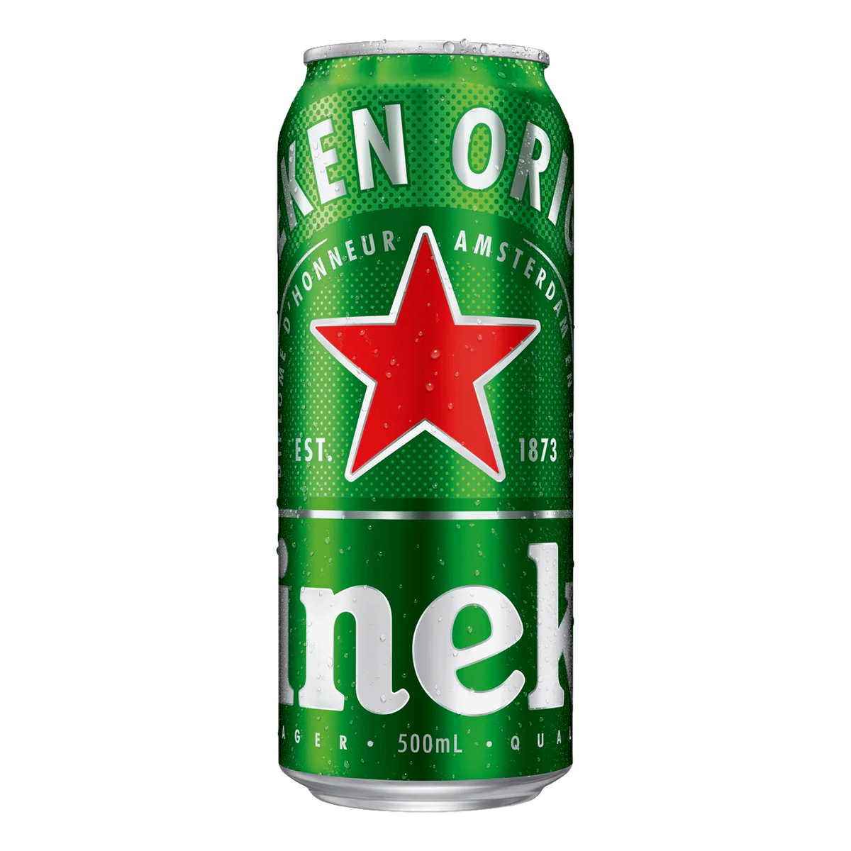 Heineken Original Lager 500ml Can Case of 24