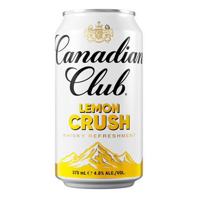 Canadian Club LEMON CRUSH Whisky & Cola 375ml Can 10 Pack