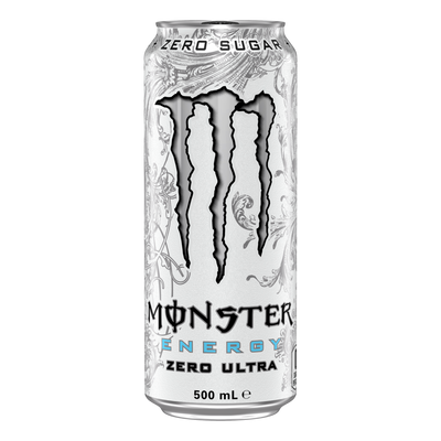 Monster Energy Drink ZERO ULTRA 500ml Can  Case of 24
