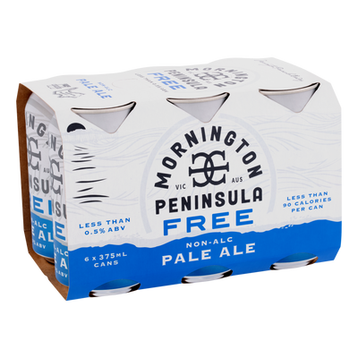 Mornington Peninsula Free Non Alcoholic Pale Ale 375ml Can 6 Pack