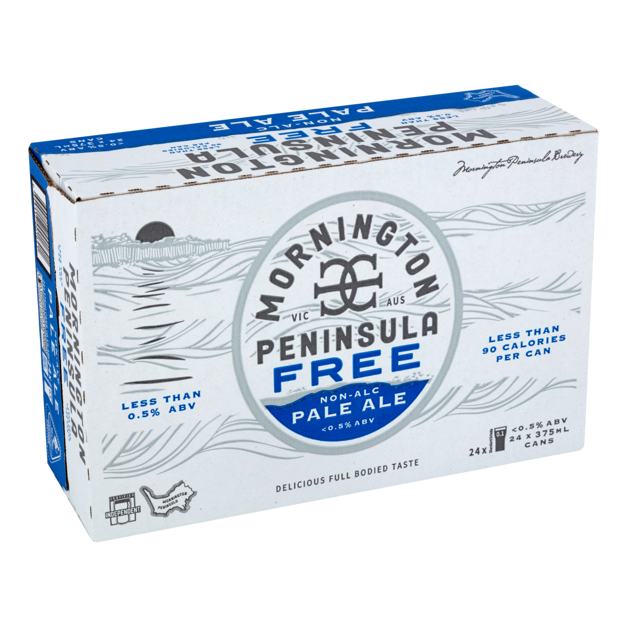 Mornington Peninsula Free Pale Ale Non Alcoholic 375ml Can Case of 24