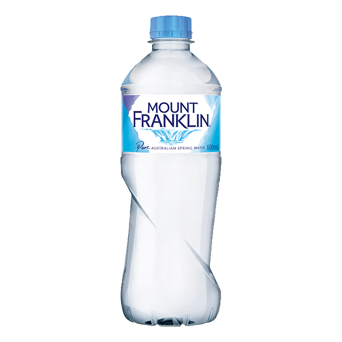 Mount Franklin Spring Water 600ml Bottle Case of 24