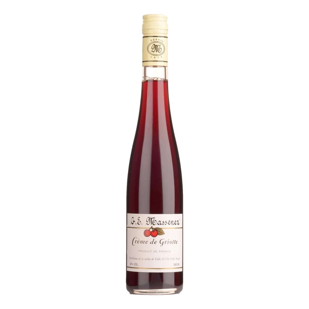 Massenez Creme de Griotte Cherry Liqueur 500ml