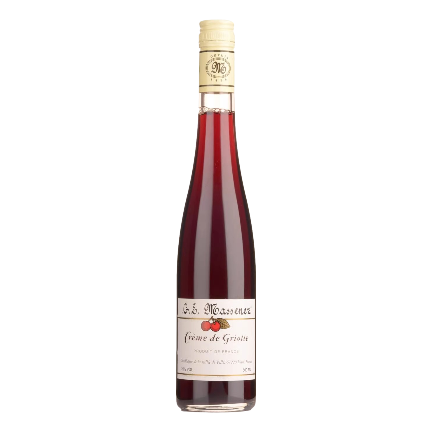 Massenez Creme de Griotte Morello Cherry Liqueur 500ml