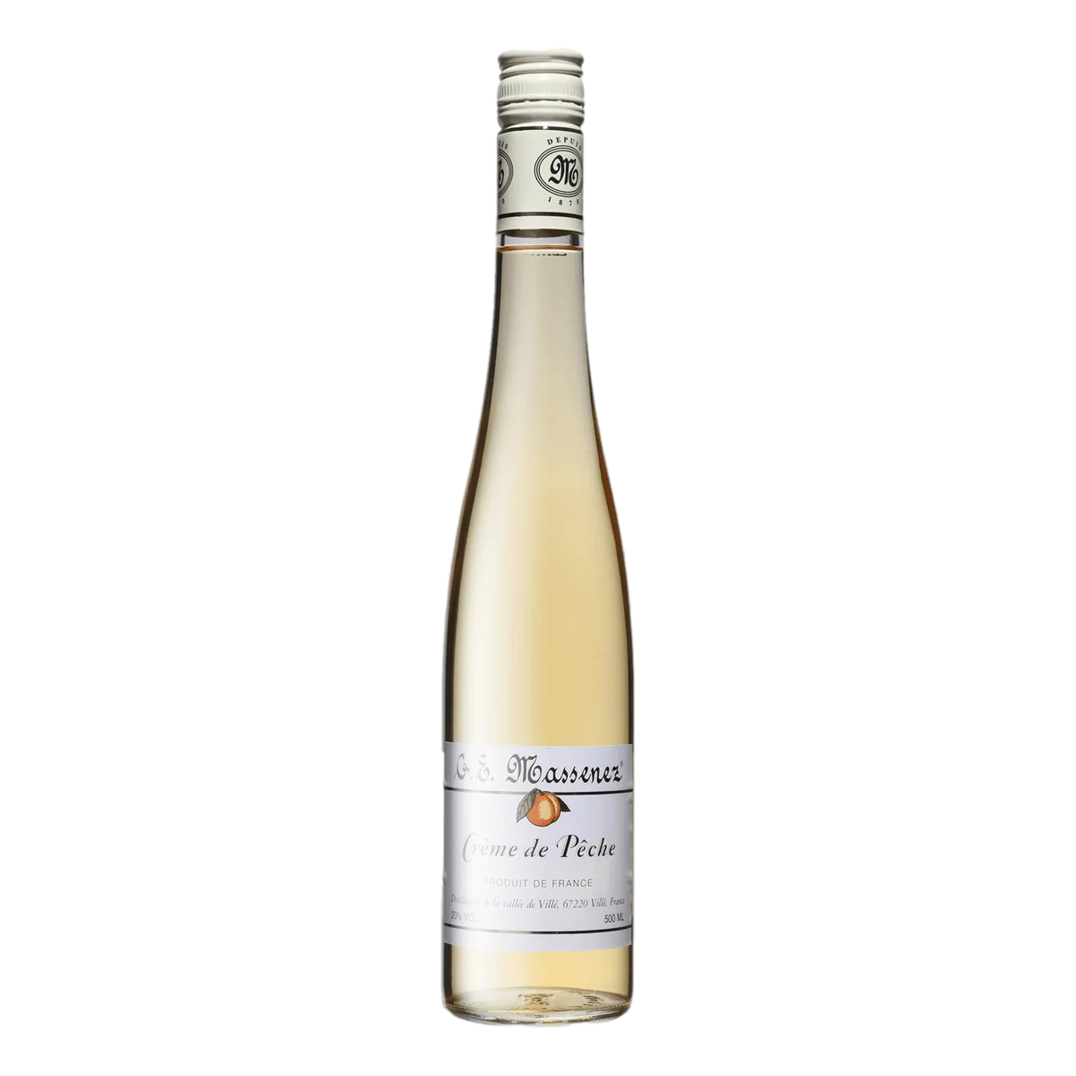 Massenez Creme de Peche Peach Liqueur 500ml