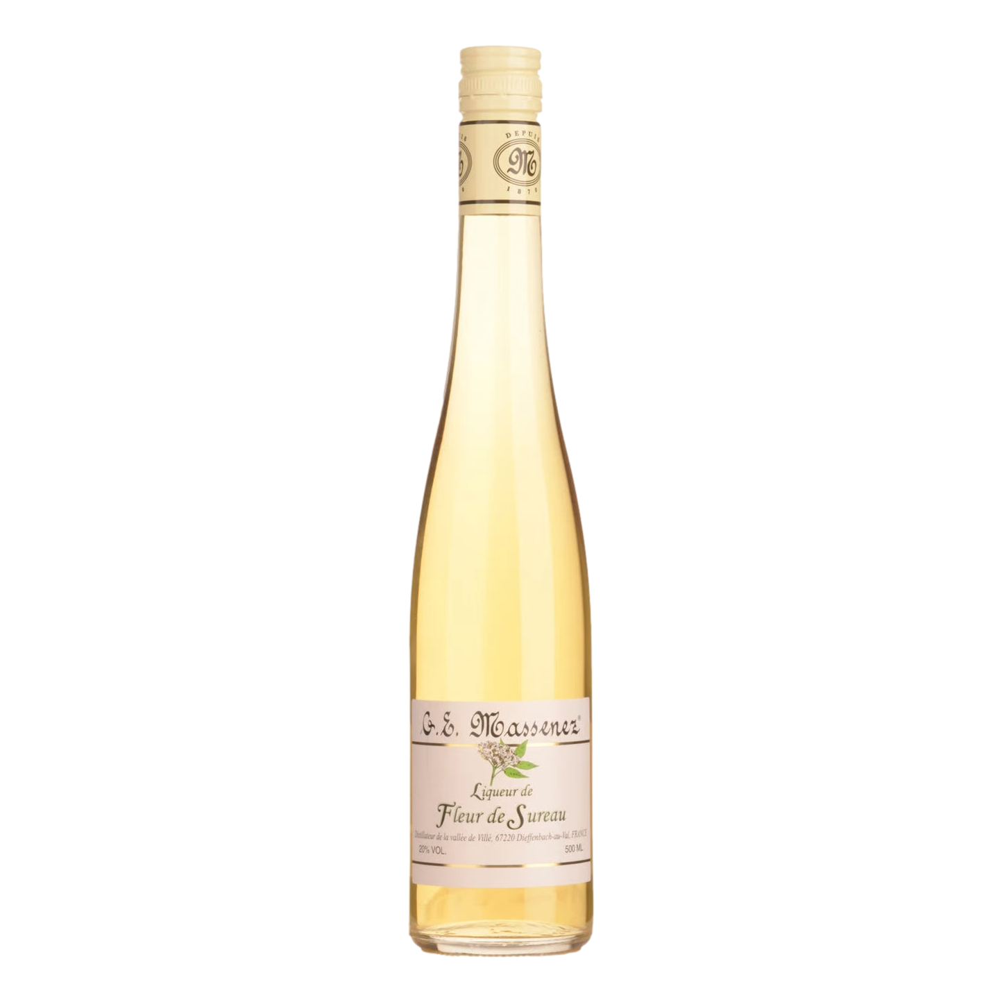 Massenez Liqueur de Fleur de Sureau Elderflower Liqueur 500ml