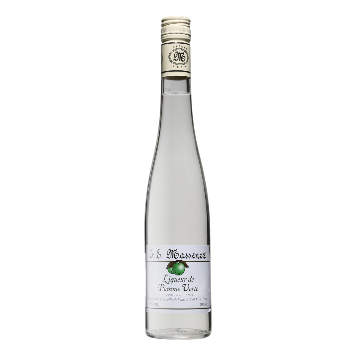 Massenez Pomme Verte Green Apple Liqueur 500ml