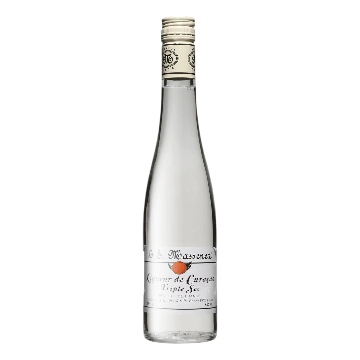 Massenez Liqueur de Curacao Triple Sec Liqueur 500ml