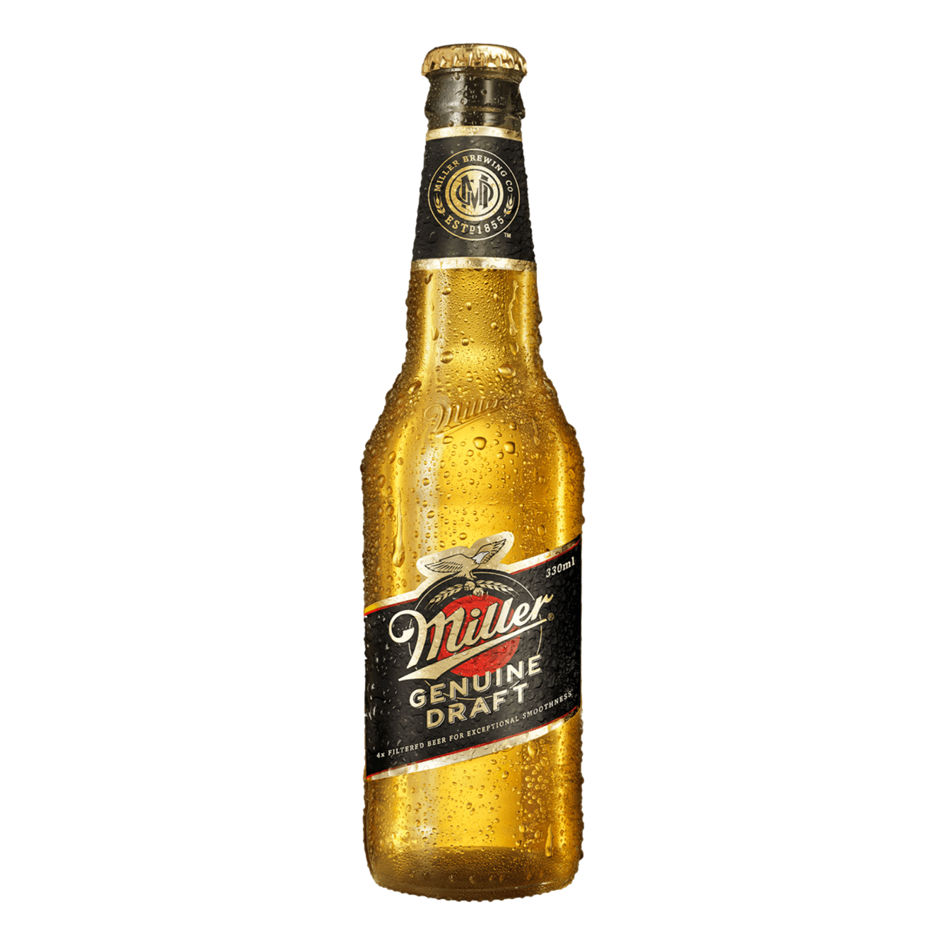 Miller Genuine Draught Lager 330ml Bottle Single