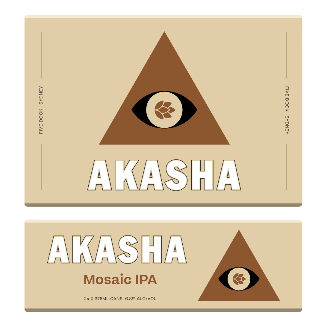 Akasha Mosaic IPA 375ml Can Case of 24
