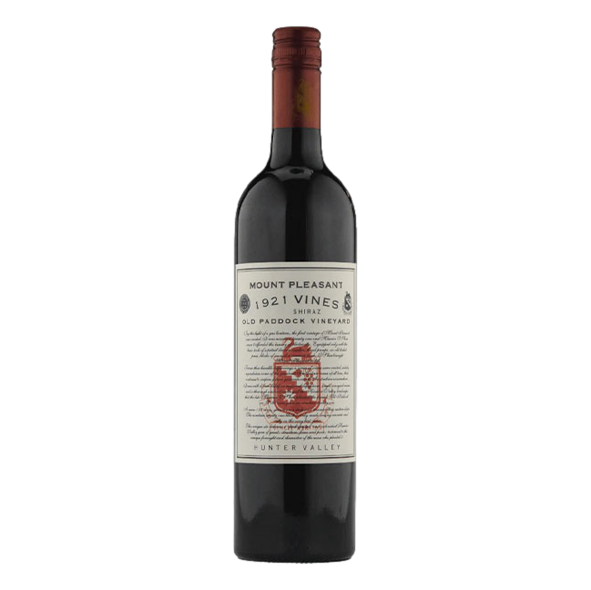 Mount Pleasant 1921 Vines Old Paddock Vineyard Shiraz 2017