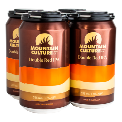 Mountain Culture Double Red IPA 355ml Can 4 Pack