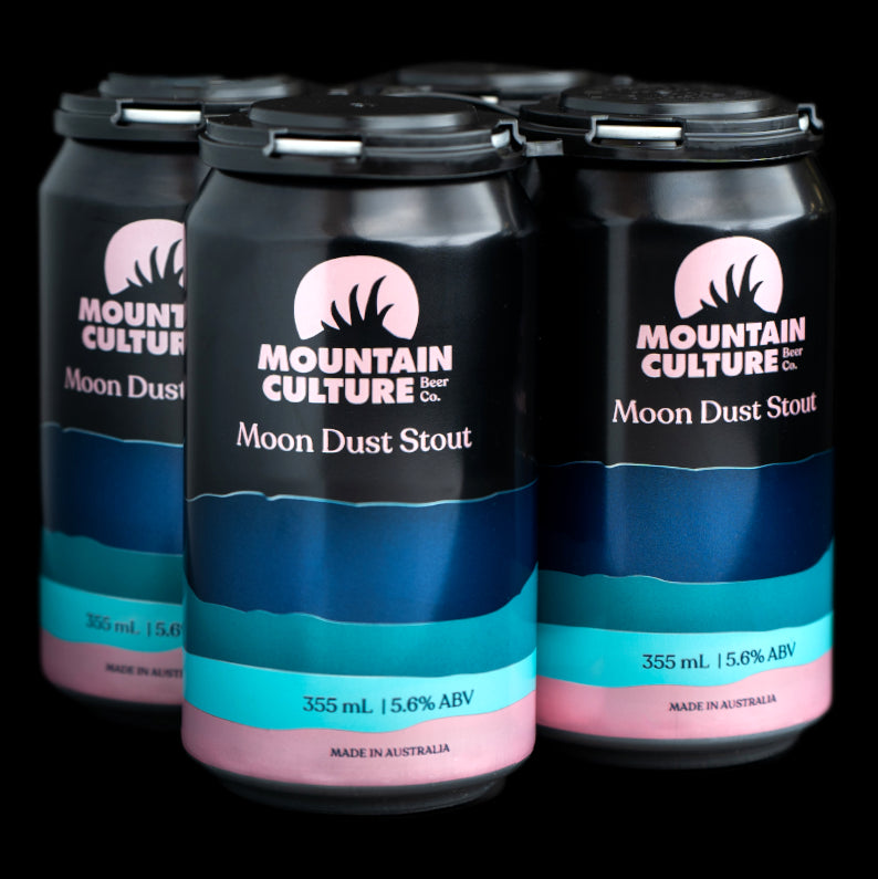 Mountain Culture Moon Dust Stout 355ml Can 4 Pack