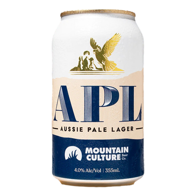 Mountain Culture Aussie Pale Lager 355ml Can Case of 16